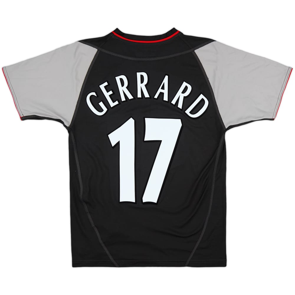 2002-04 Liverpool Away Shirt Gerrard #17 - 9/10 - (Y)