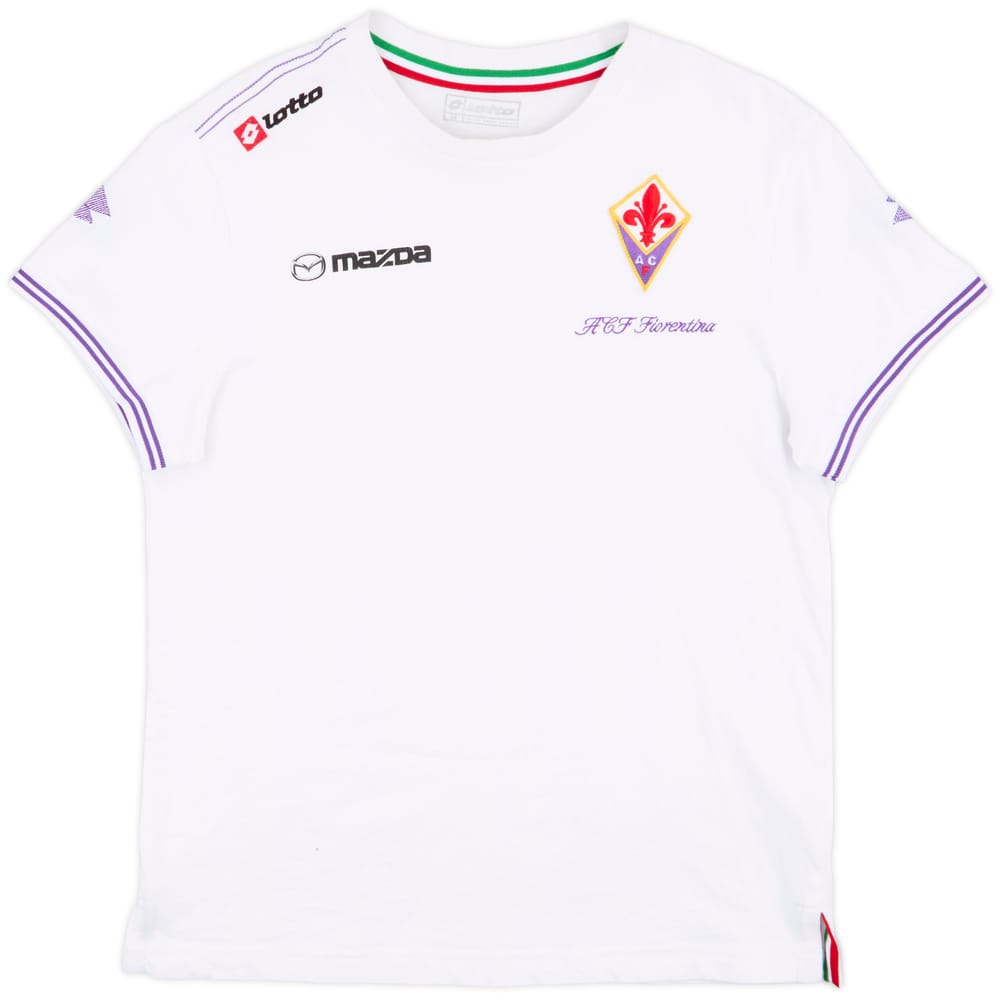 2012-13 Fiorentina Lotto Cotton Tee - 7/10 - (M)