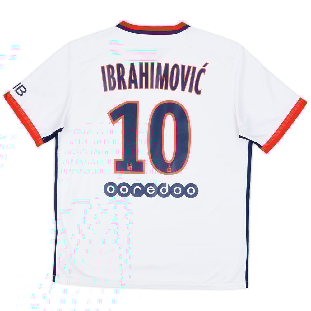 2015-16 Paris Saint-Germain Away Shirt Ibrahimovic #10 - 7/10 - (L)