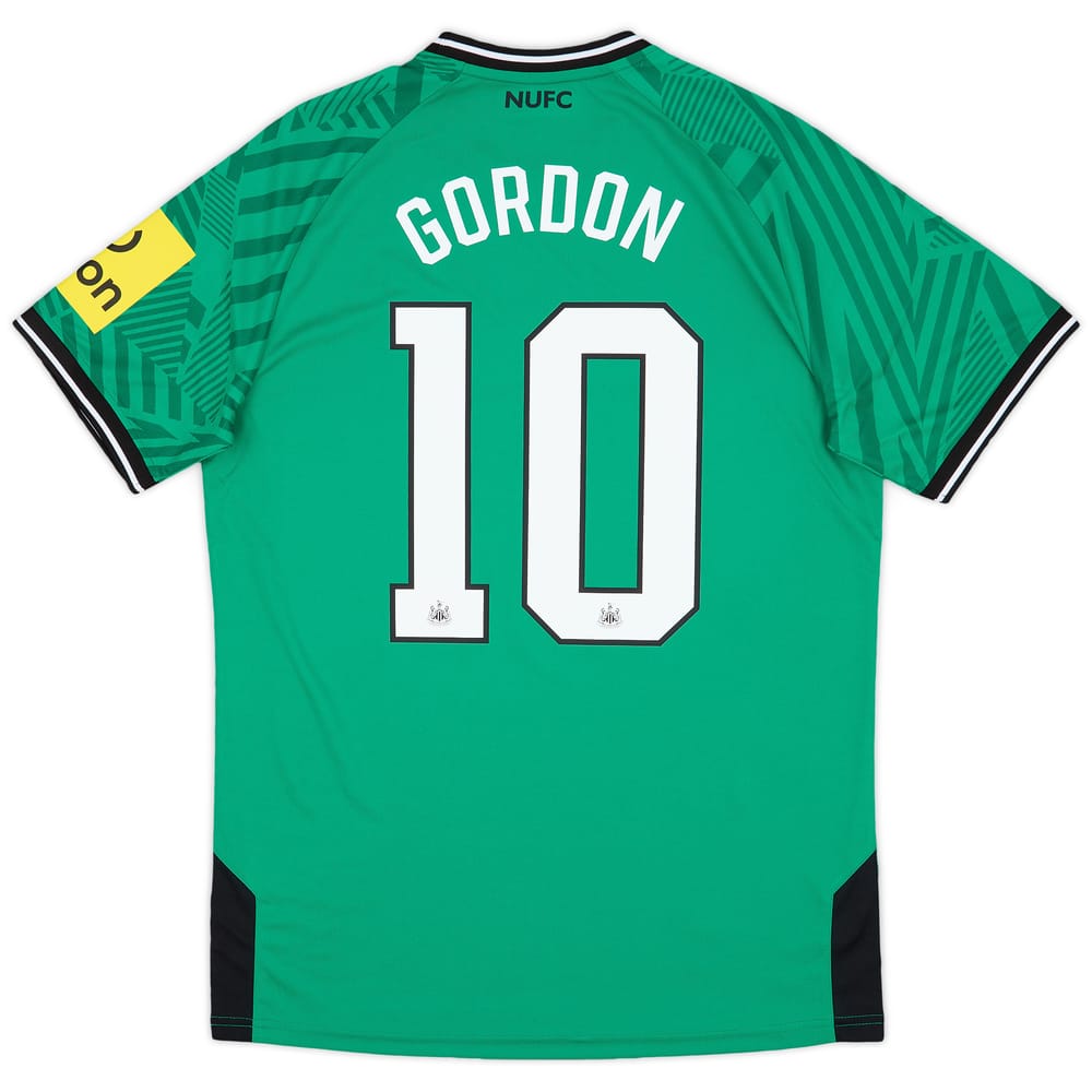 2023-24 Newcastle Away Shirt Gordon #10 (M)