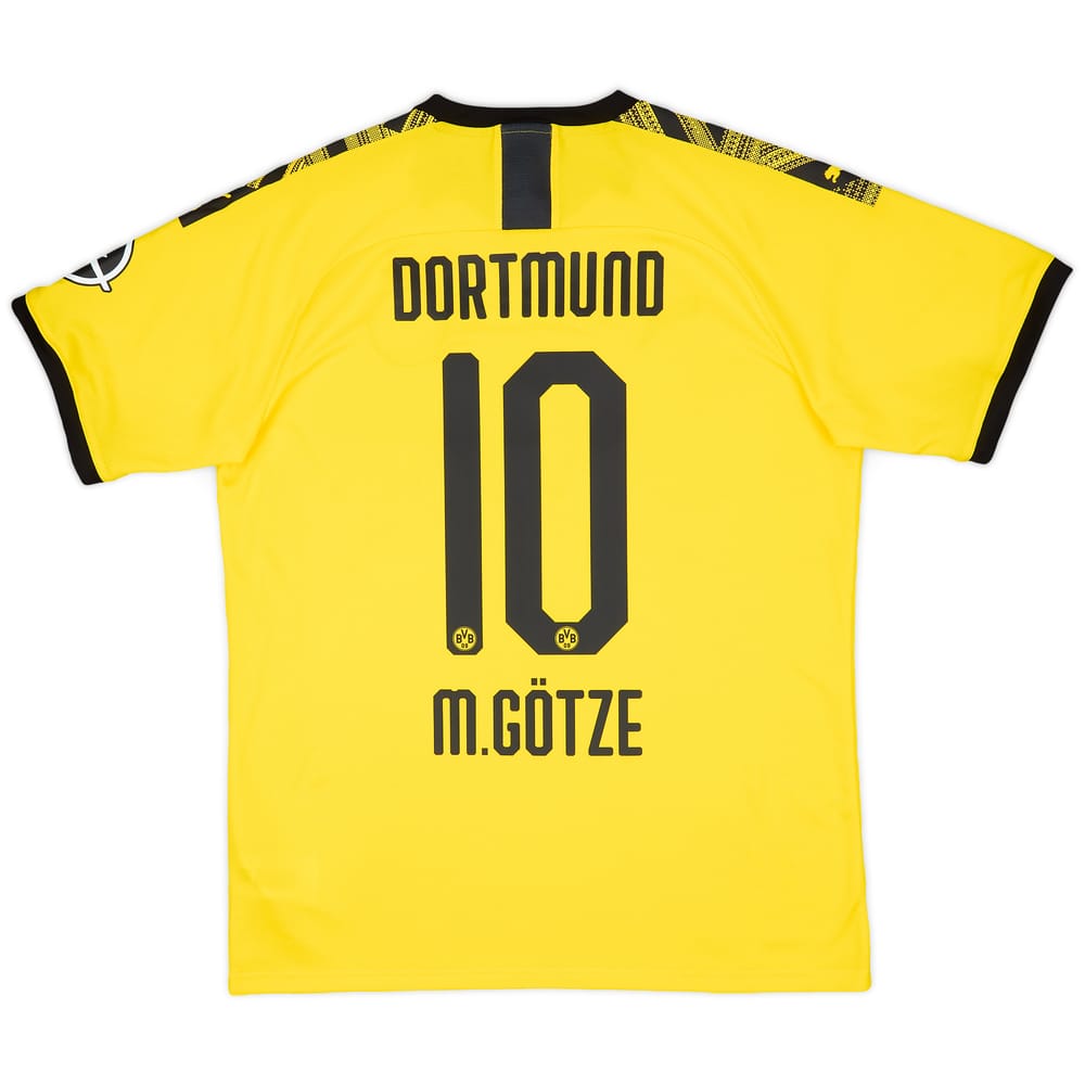 2019-20 Borussia Dortmund Home Shirt M.Gotze #10 - 10/10 - (L)