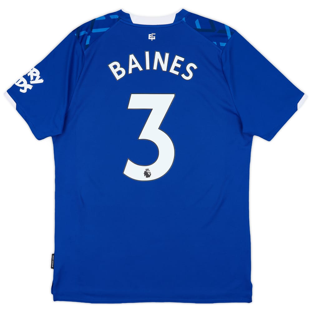 2019-20 Everton Home Shirt Baines #3 - 10/10 - (L)