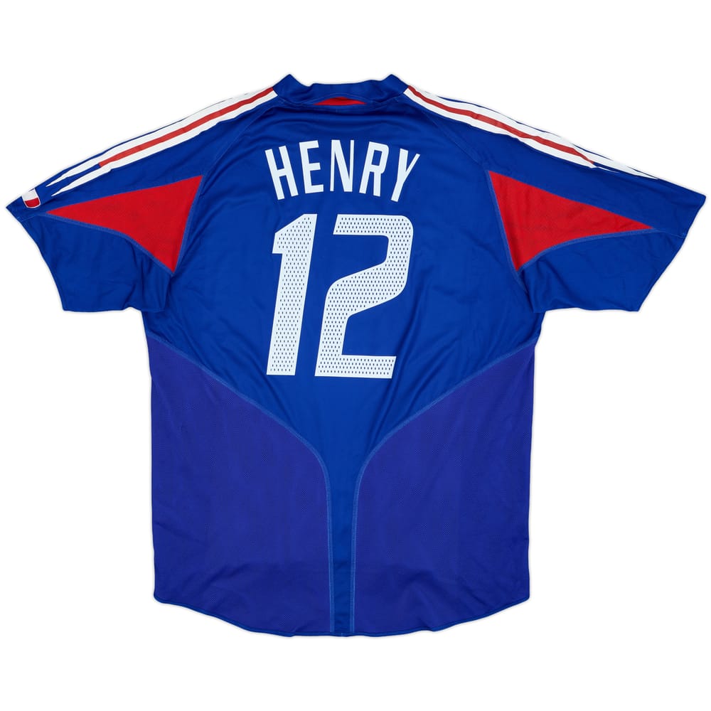 2002-04 France Home Shirt Henry #12 - 7/10 - (XL)