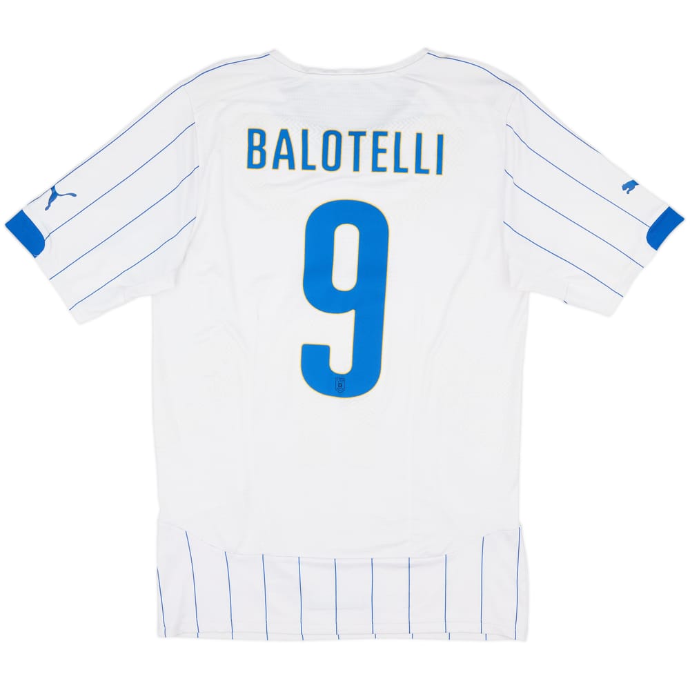 2014-15 Italy Player Issue Away Shirt Balotelli #9 - 8/10 - (XXL)