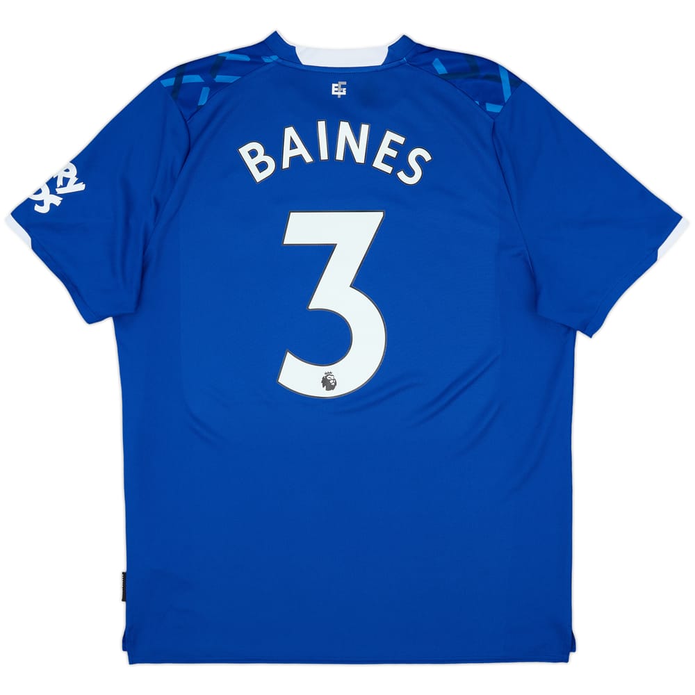 2019-20 Everton Home Shirt Baines #3 - 8/10 - (XL)