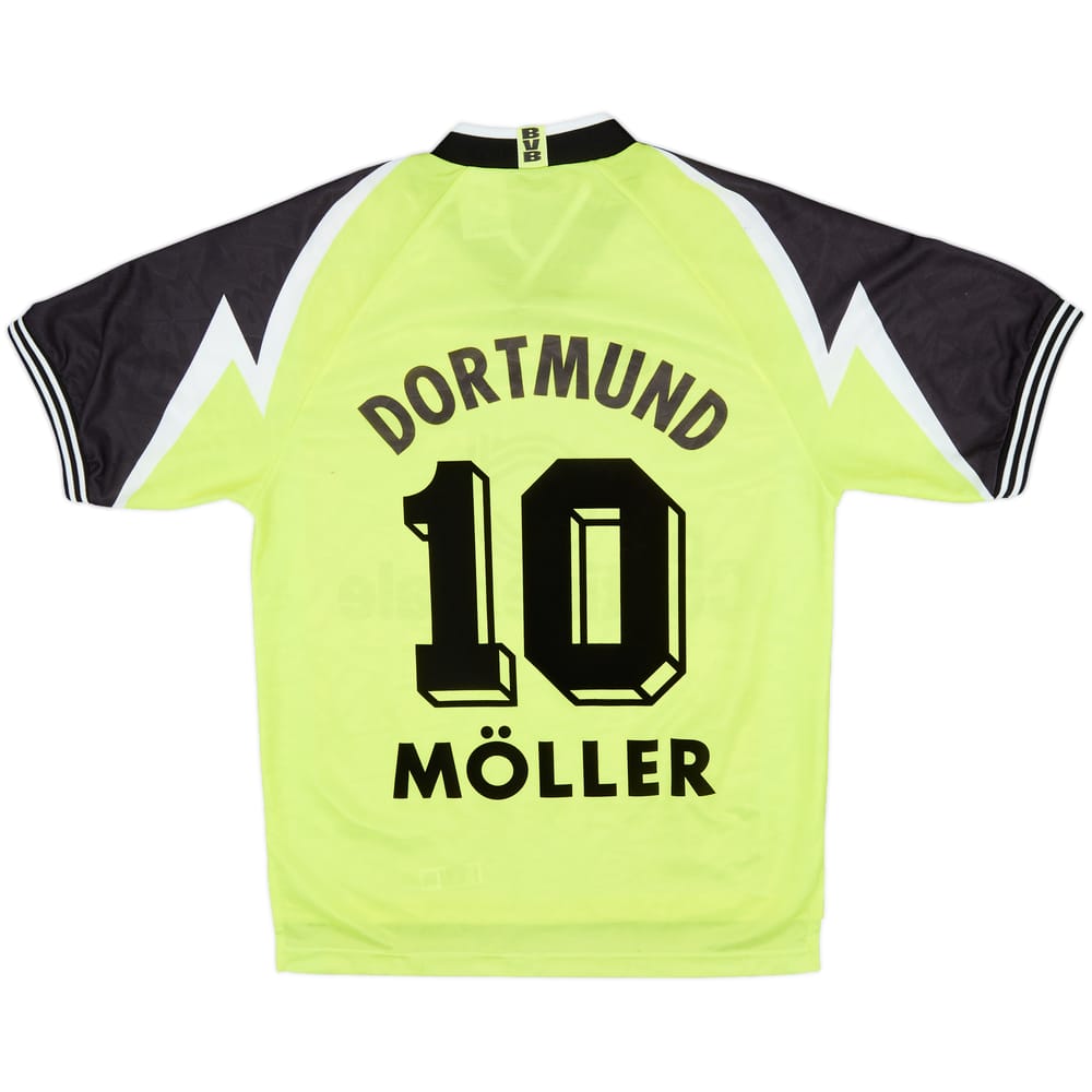 1995-96 Borussia Dortmund Home Shirt Moller #10 - 8/10 - (S)