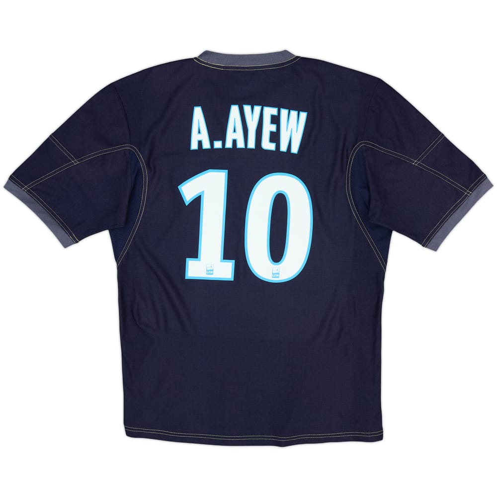 2013-14 Olympique Marseille Away Shirt A.Ayew #10 - 8/10 - (M)