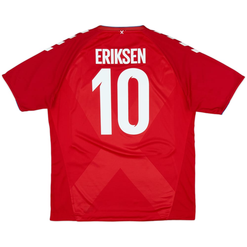 2018-19 Denmark Home Shirt Eriksen #10 - 7/10 - (XL)