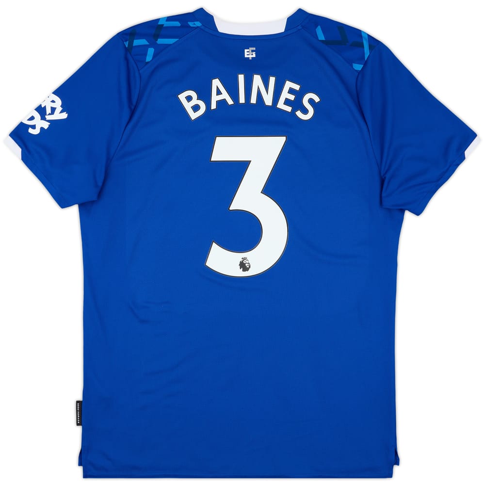 2019-20 Everton Home Shirt Baines #3 - 10/10 - (L)