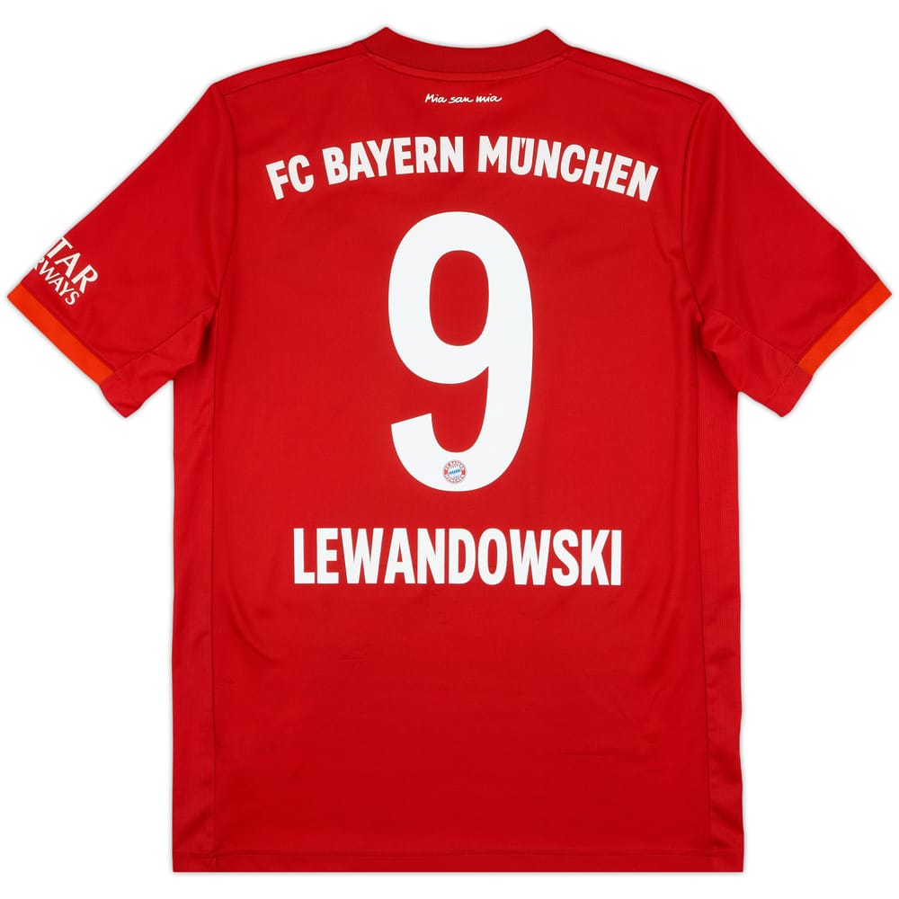 2019-20 Bayern Munich Home Shirt Lewandowski #9 - 7/10 - (XL.Boys)