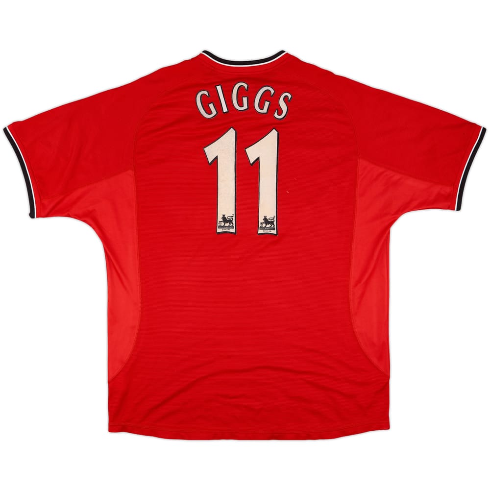 2000-02 Manchester United Home Shirt Giggs #11 - 6/10 - (XL)