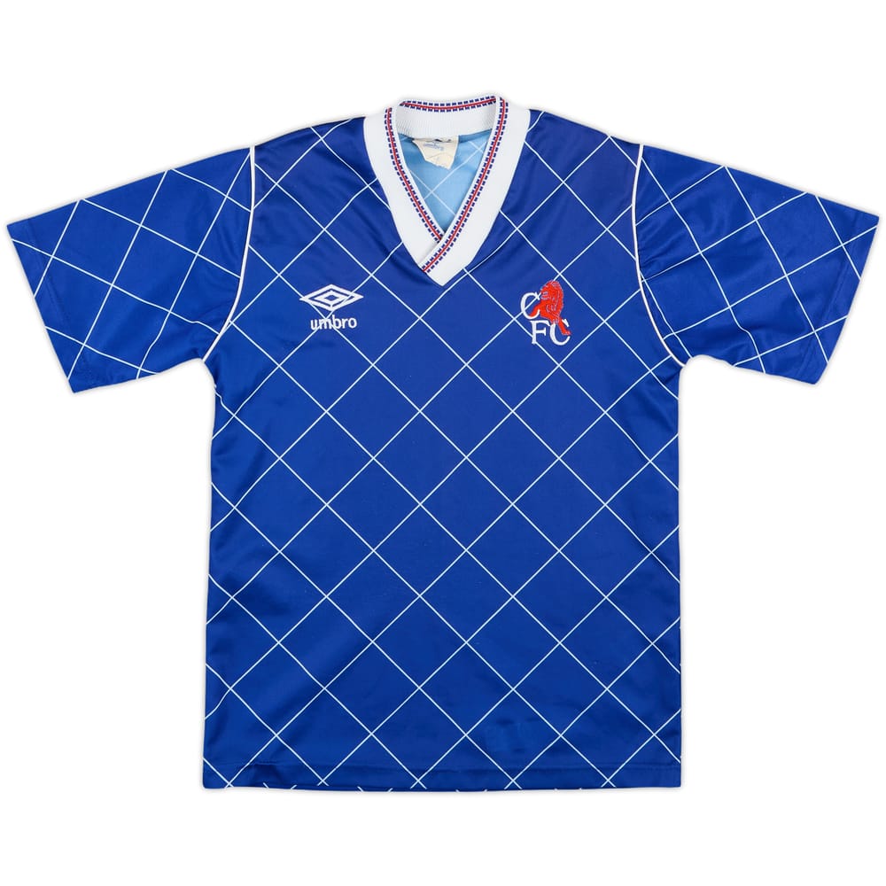 1987-89 Chelsea Home Shirt - 8/10 - (M.Boys)