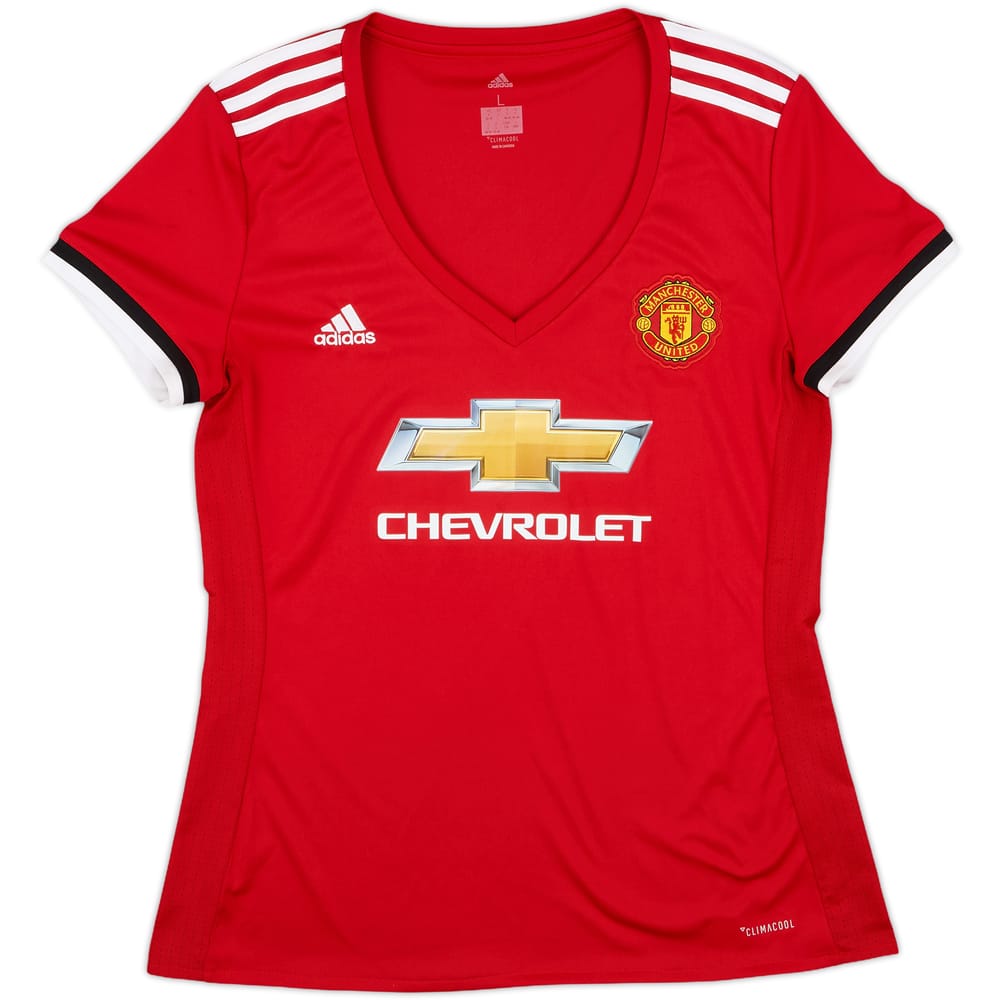 2017-18 Manchester United Home Shirt - 8/10 - (Women's L)