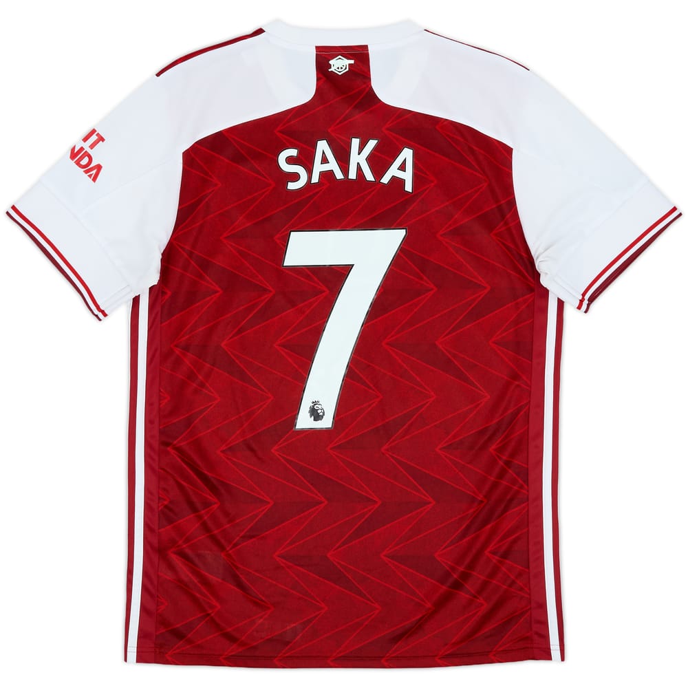 2020-21 Arsenal Home Shirt Saka #7 - 7/10 - (M)
