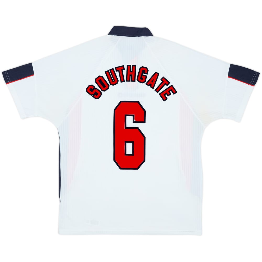 1997-99 England Home Shirt Southgate #6 - 7/10 - (L)