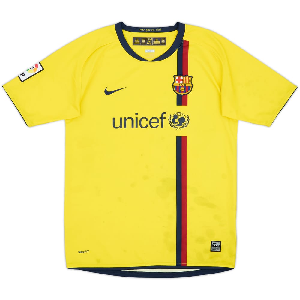 2008-10 Barcelona Away Shirt - 4/10 - (XL.Boys)