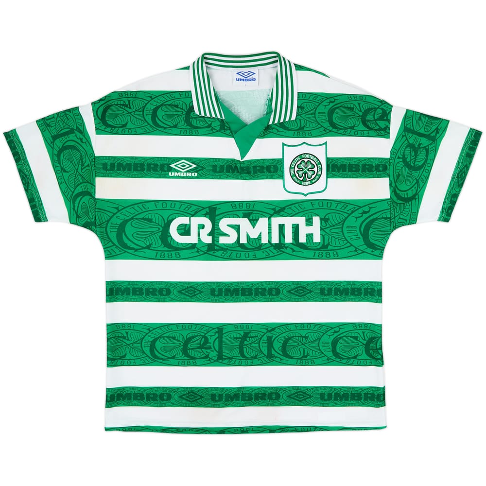 1995-97 Celtic Home Shirt - 9/10 - (L)