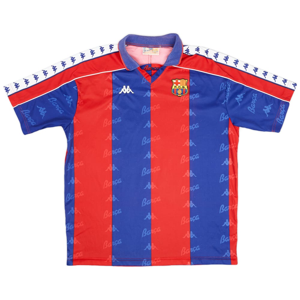 1992-95 Barcelona Home Shirt - 8/10 - (XL)
