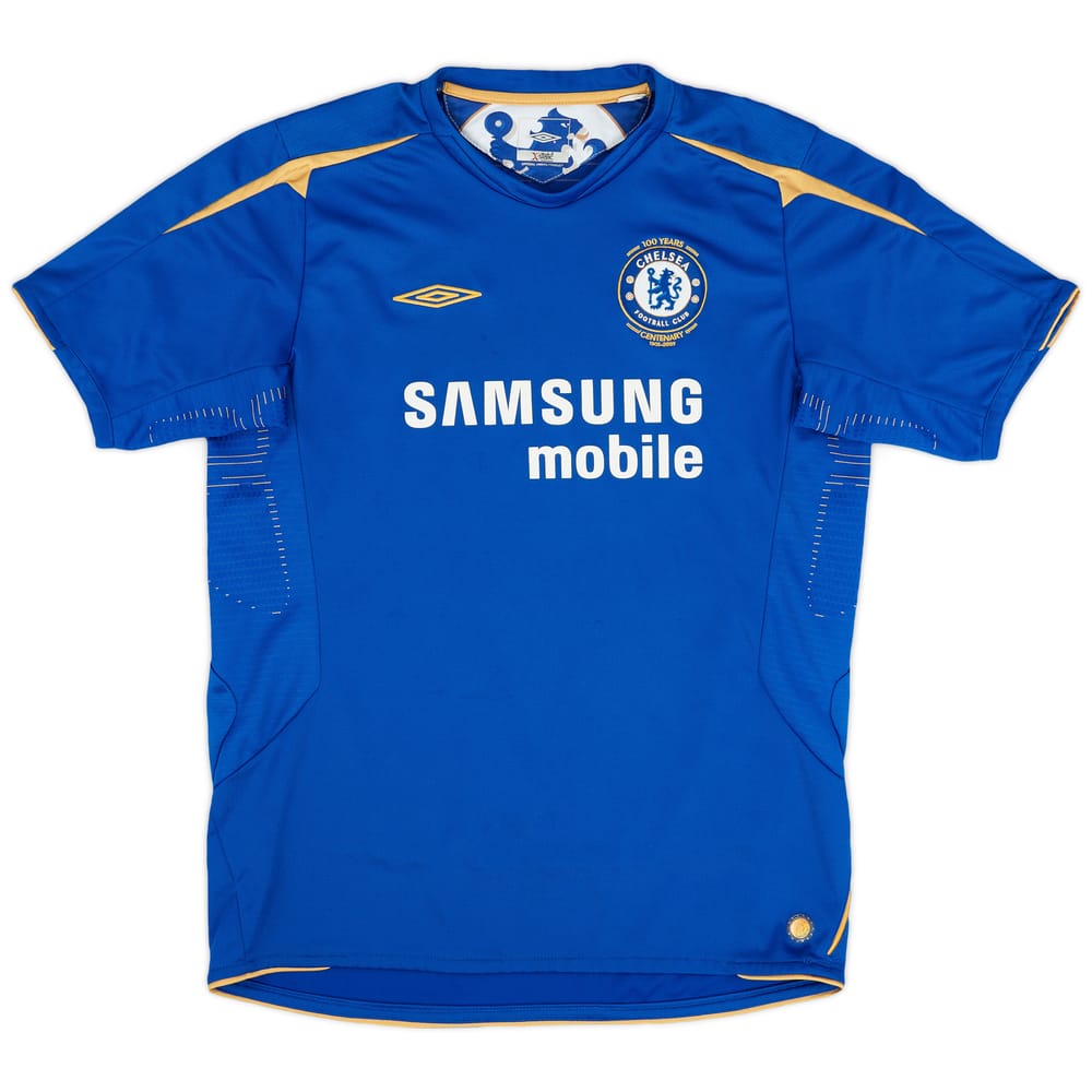 2005-06 Chelsea Centenary Home Shirt - 8/10 - (XL.Boys)