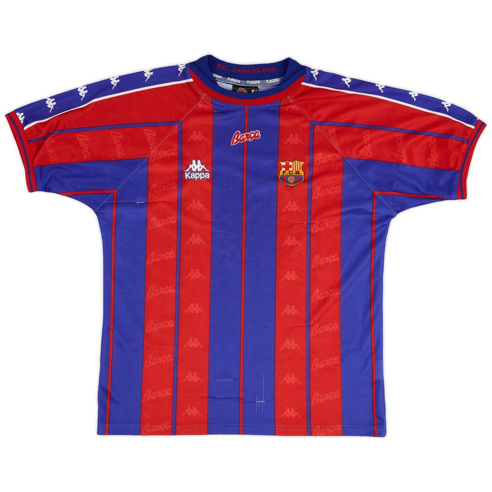 1997-98 Barcelona Home Shirt - 6/10 - (L)