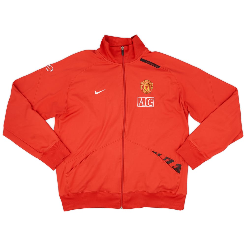 2008-09 Manchester United Nike Track Jacket - 9/10 - (XXL)