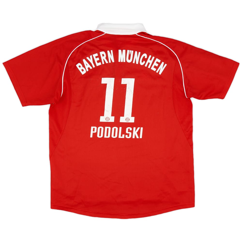 2005-06 Bayern Munich Home Shirt Podolski #11 - 6/10 - (XL.Boys)
