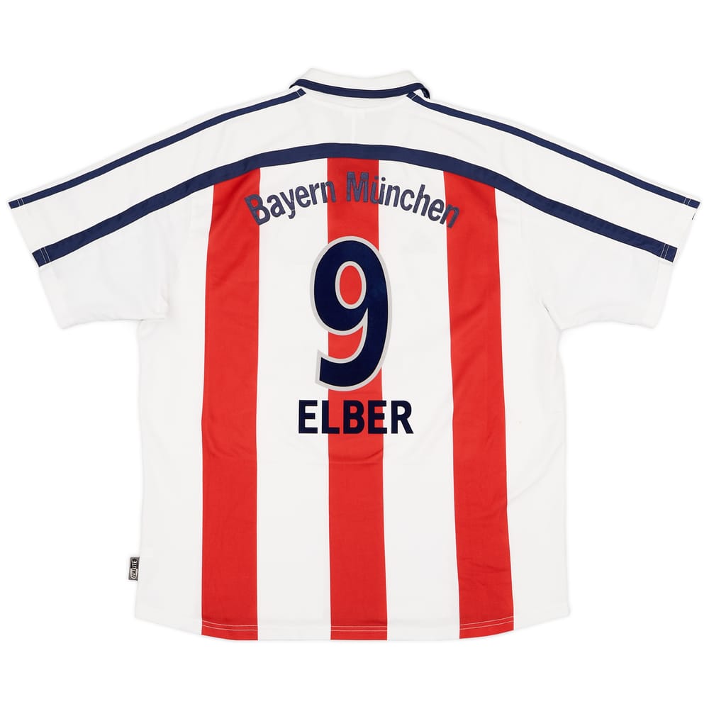 2000-01 Bayern Munich Away Shirt Elber #9 - 7/10 - (XL)