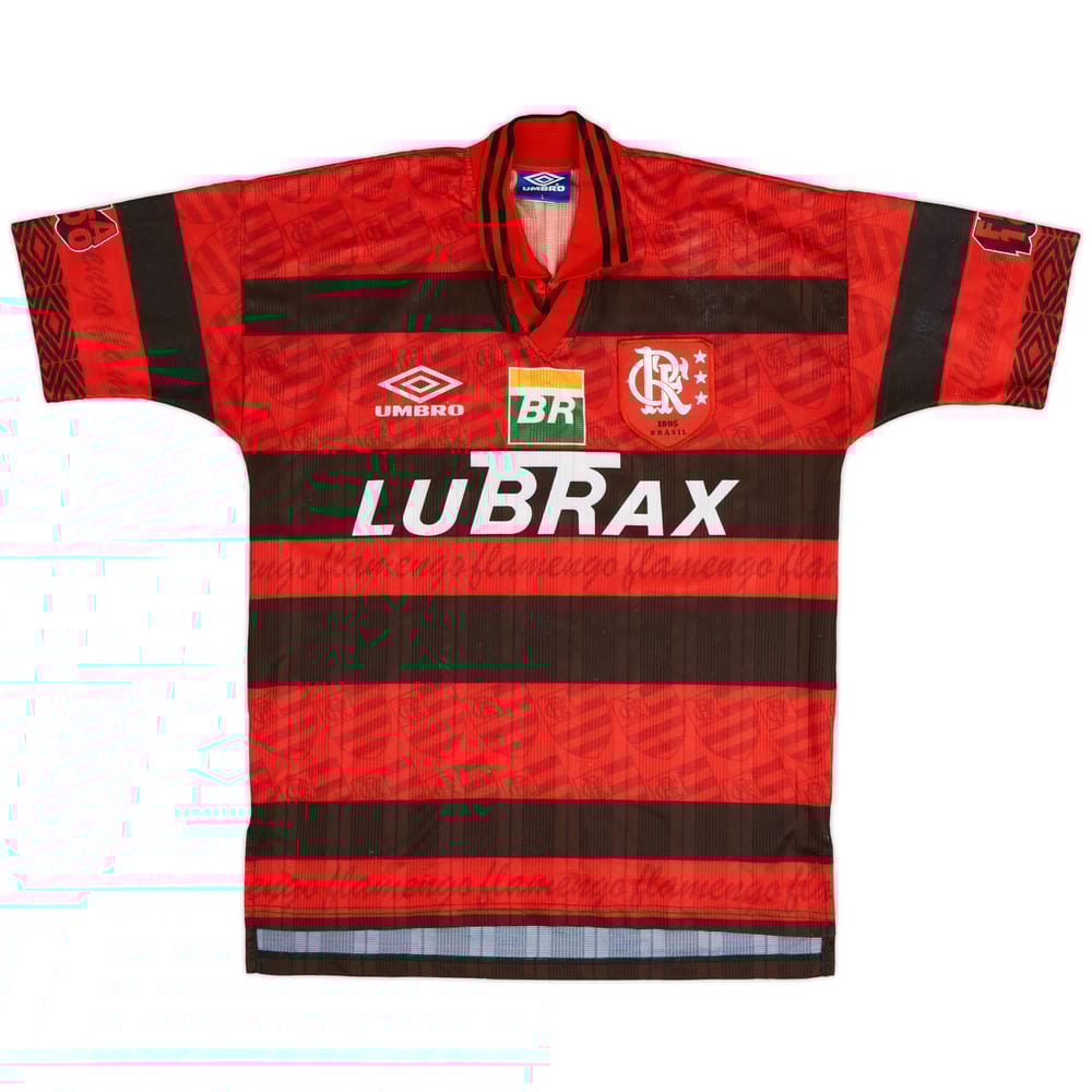 1995-96 Flamengo Centenary Home Shirt - 9/10 - (L)