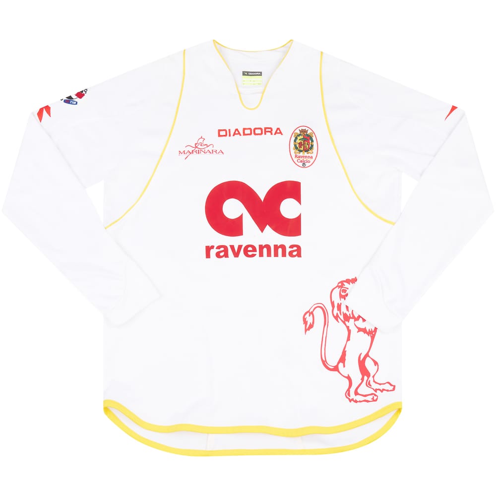 2007-08 Ravenna Match Issue Away L/S Shirt Centurioni #8