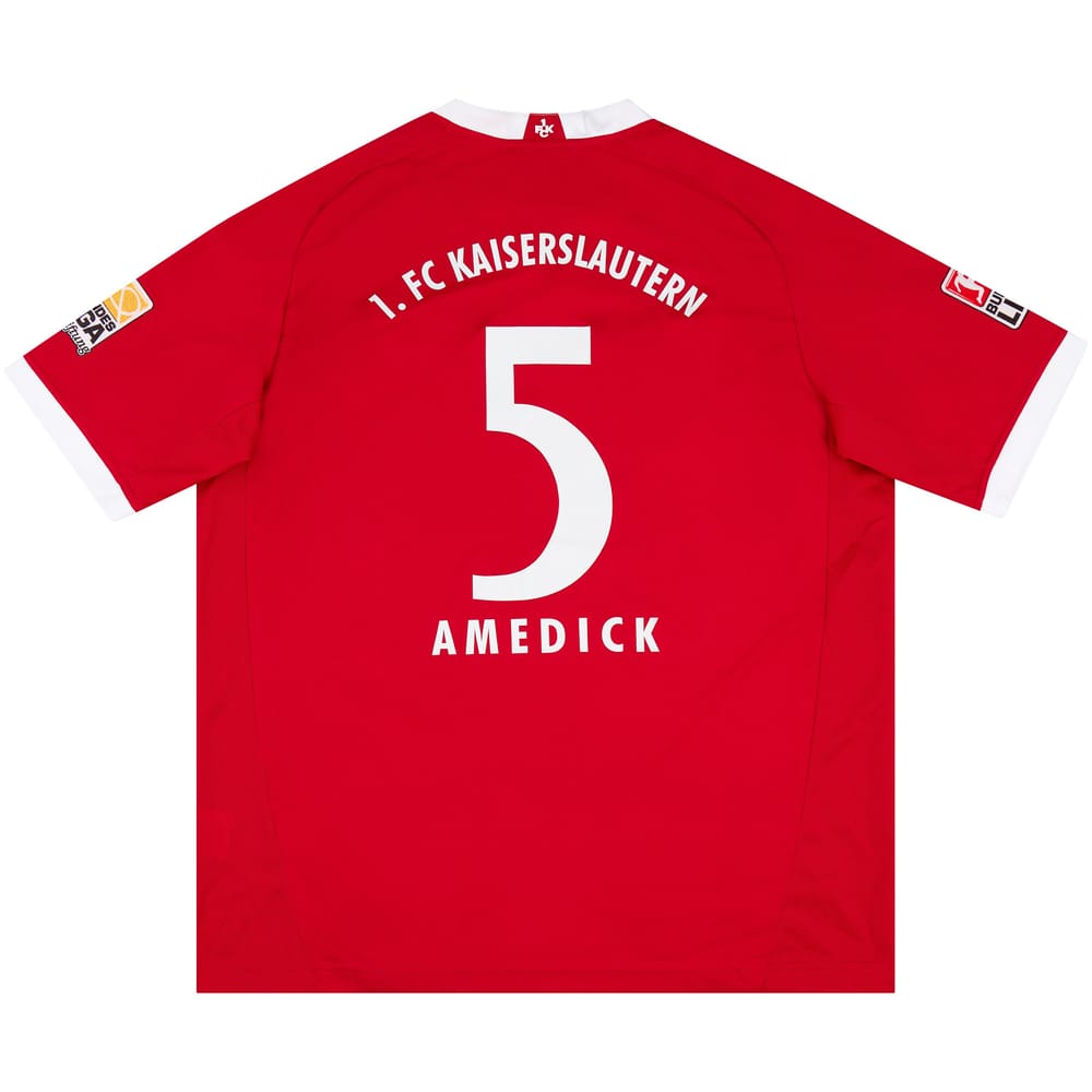 2009-10 Kaiserslautern Match Issue Home Shirt Amedick #5
