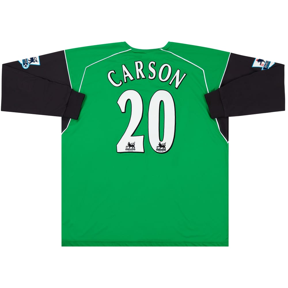 2005-06 Liverpool GK Shirt Carson #20 - 5/10 - (XL)