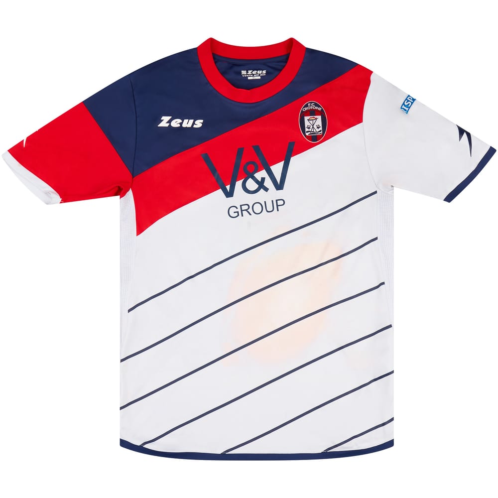 2013-14 Crotone Match Issue Away Shirt Claiton #3