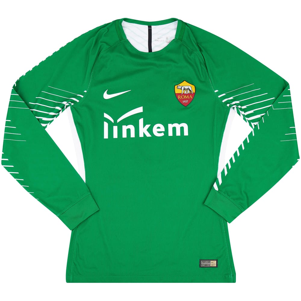 2017-18 Roma Primavera Match Issue GK Shirt #1