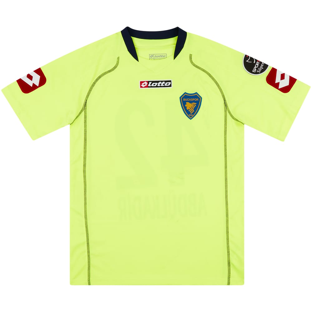 2010-11 Bucaspor Match Issue Signed Third Shirt Abdulkadir #42