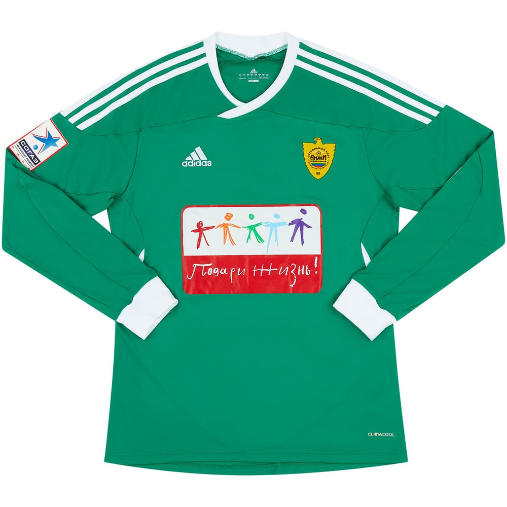 2011-12 Anzhi Makhachkala Match Issue Fourth L/S Shirt Igonin #4