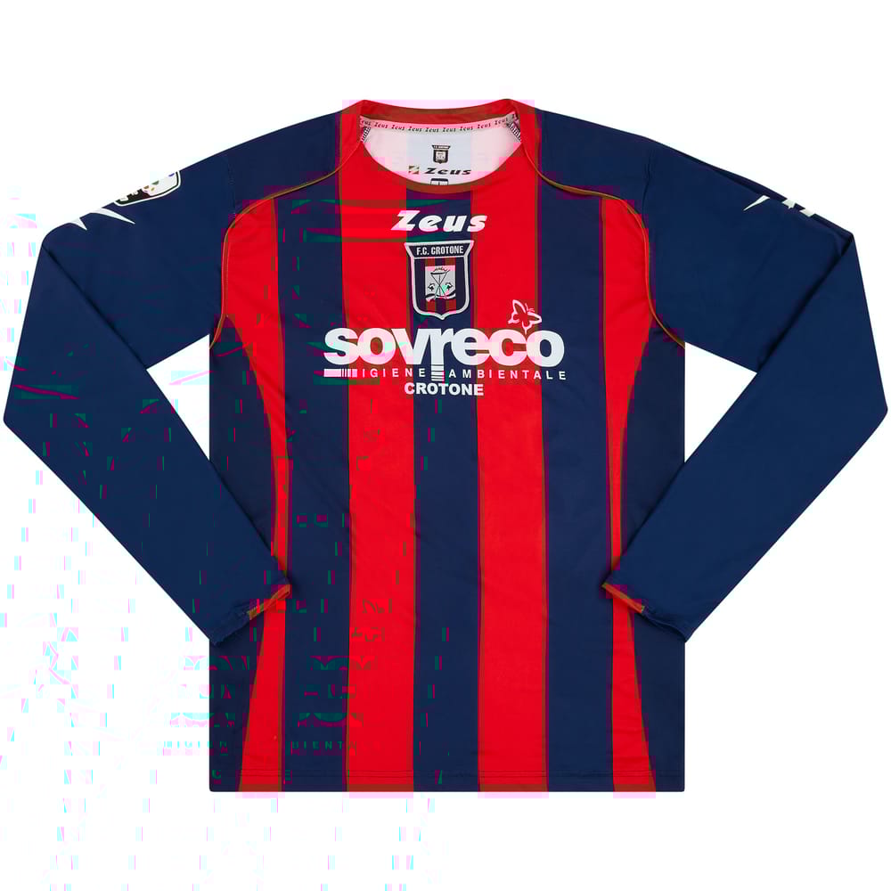 2011-12 Crotone Match Issue Home L/S Shirt Calil #70