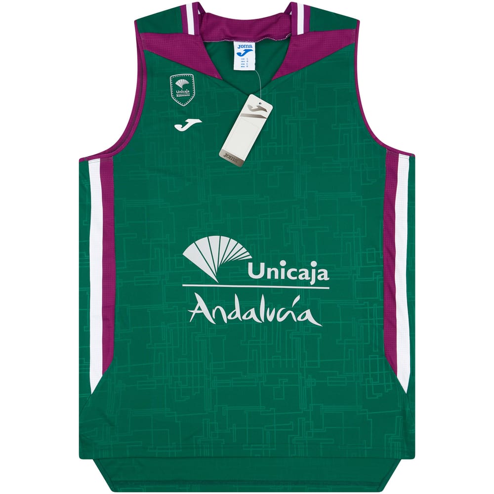 2020-21 Unicaja Baloncesto Malaga Home Tank Top/Vest - NEW