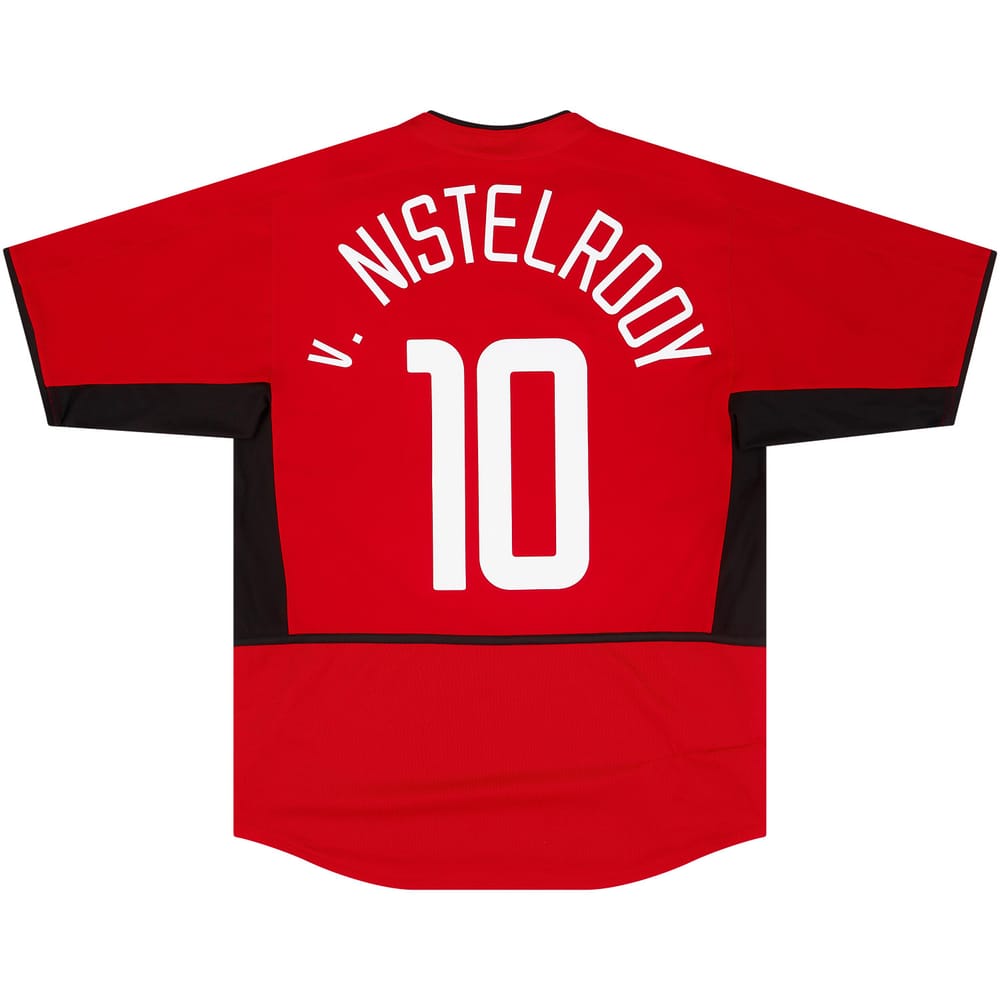 2002-04 Manchester United Home Shirt v.Nistelrooy #10 - 6/10 - XL