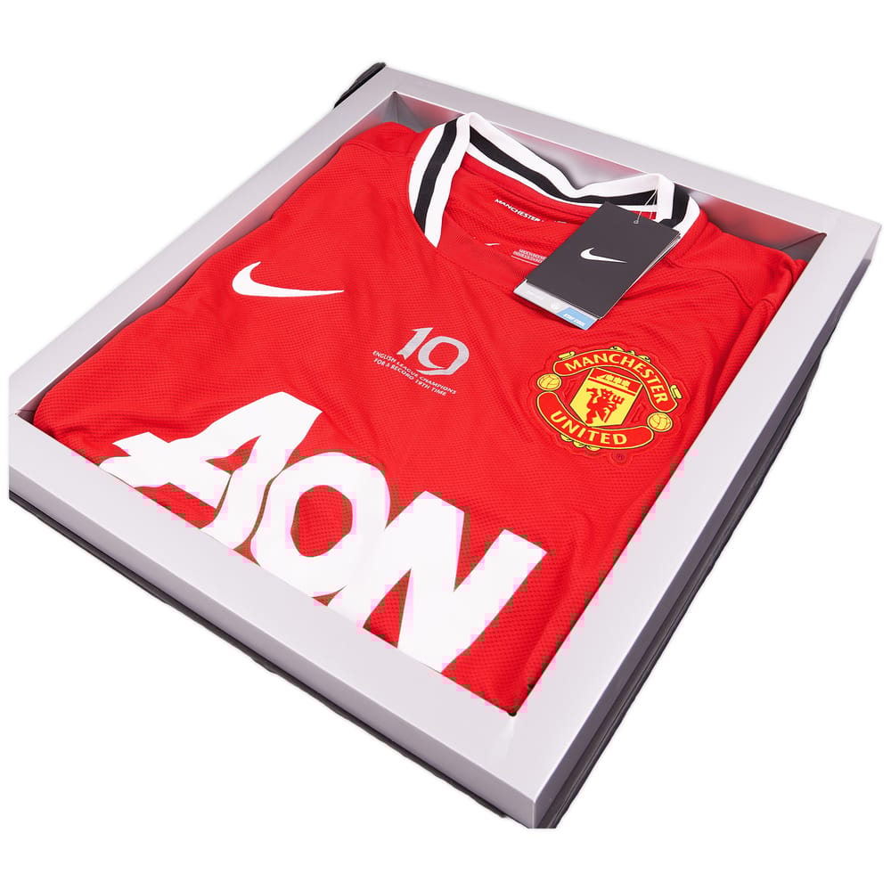2011-12 Manchester United 'Champ19ns' Limited Edition Home Shirt 0215/2011 (M)