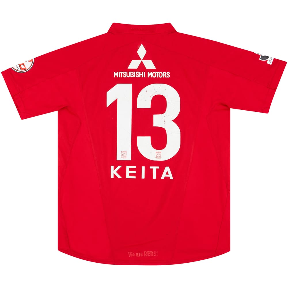 2009 Urawa Red Diamonds Home Shirt Keita #13 - 6/10 - (L)