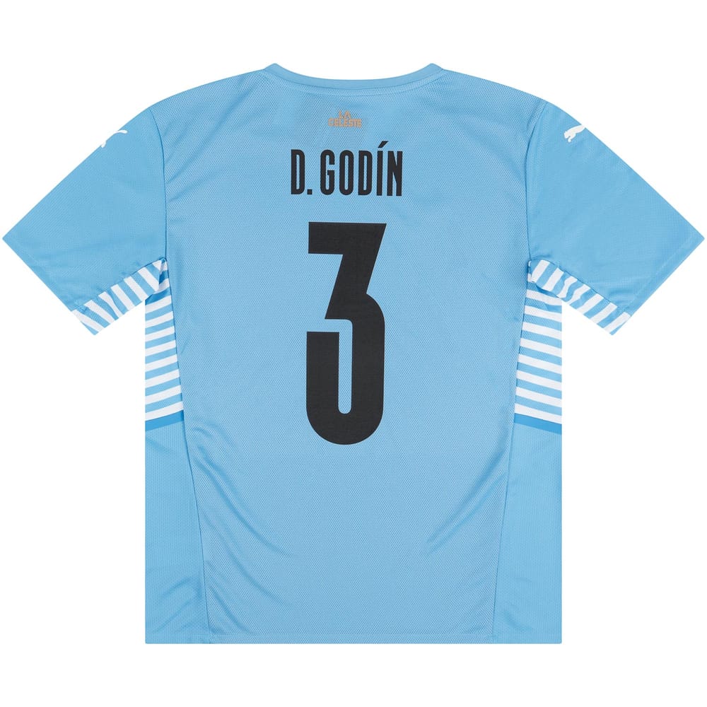 2021-22 Uruguay Home Shirt D.Godín #3 - NEW