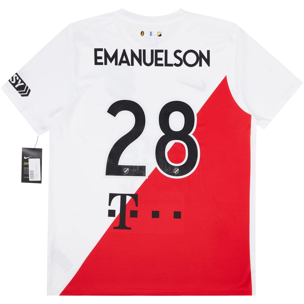 2019-20 Utrecht Home Shirt Emanuelson #28 - NEW