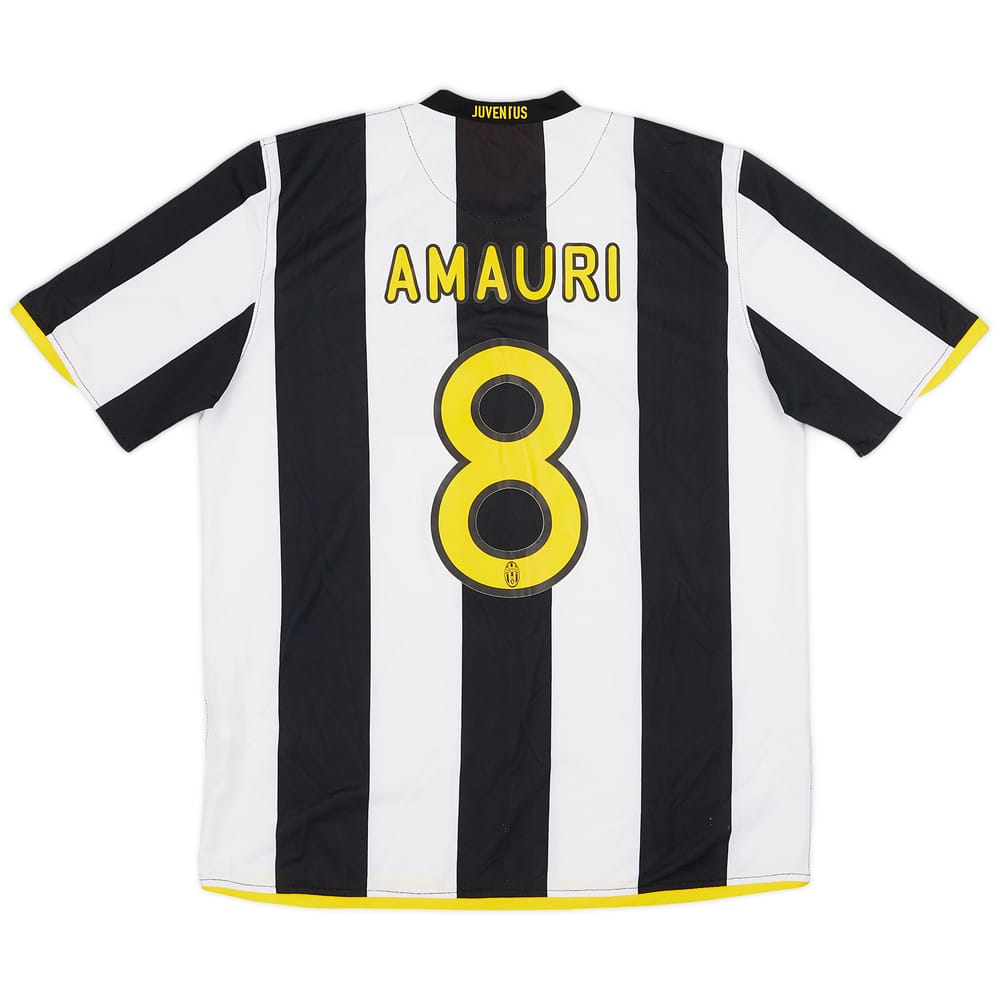2008-09 Juventus Home Shirt Amauri #8 - 9/10 - (XL)