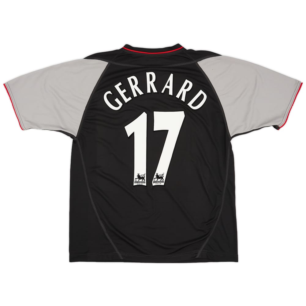 2002-04 Liverpool Away Shirt Gerrard #17 - 8/10 - (L)