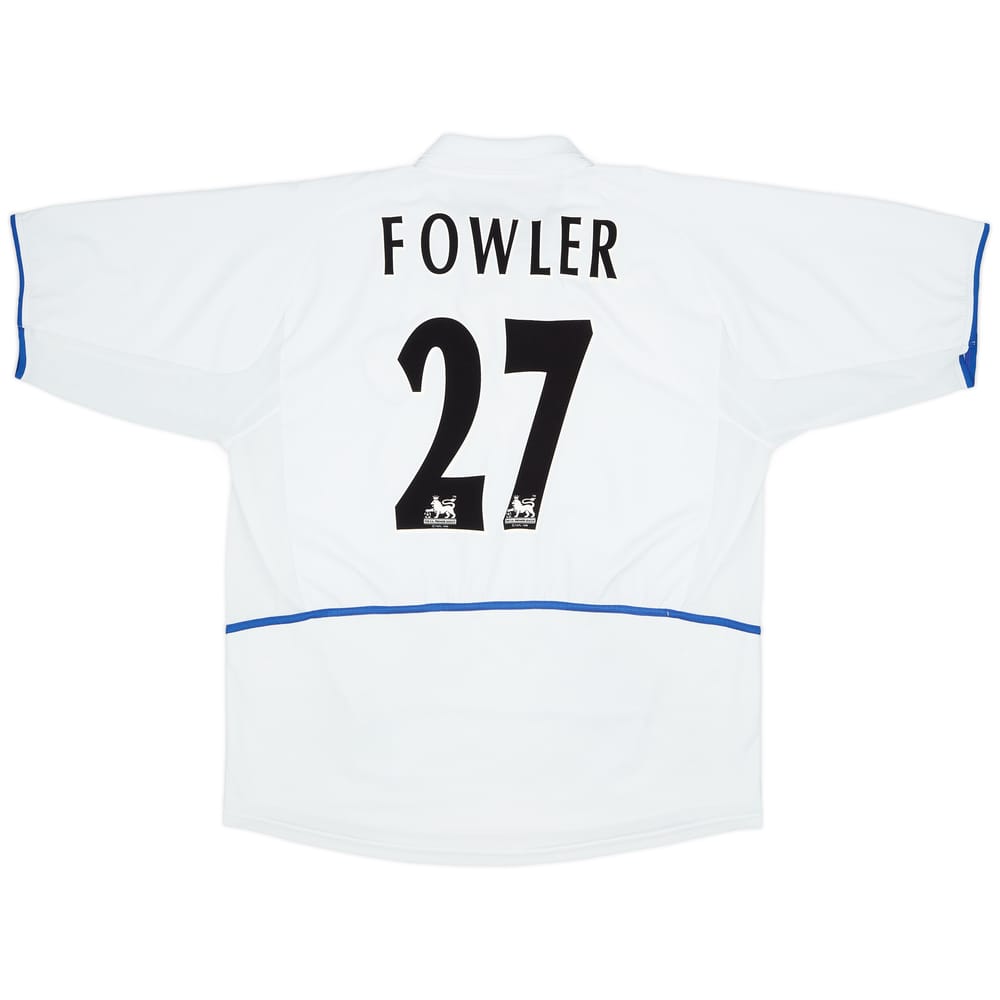 2002-03 Leeds United Home Shirt Fowler #27 - 8/10 - (XXL)