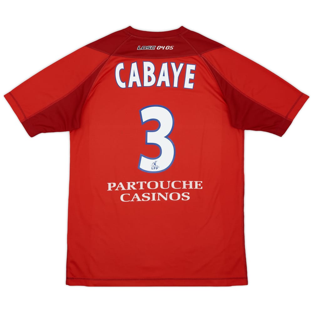 2004-05 Lille Home Shirt Cabaye #3 - 6/10 - (XL)