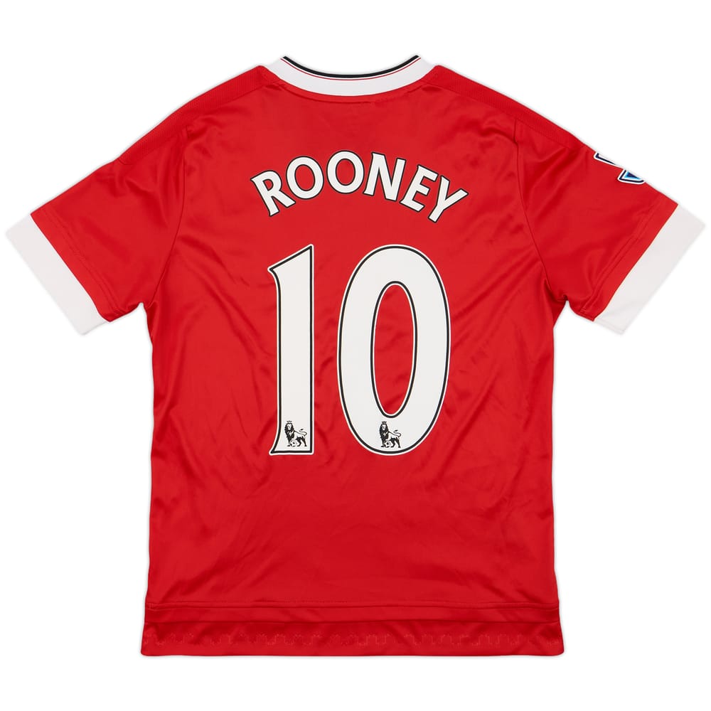2015-16 Manchester United Home Shirt Rooney #10 - 7/10 - (L.Boys)