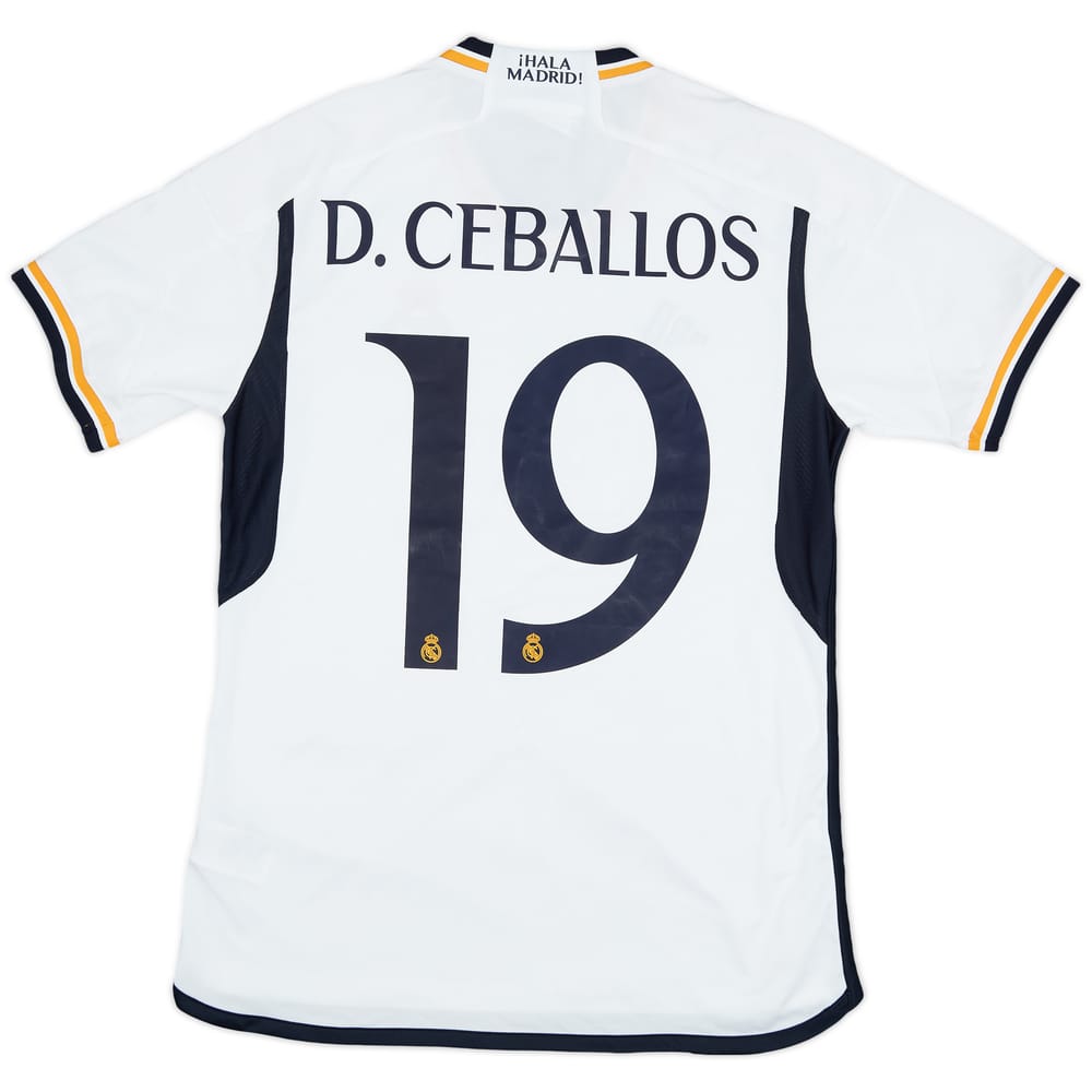 2023-24 Real Madrid Home Shirt D. Ceballos #19 (M)