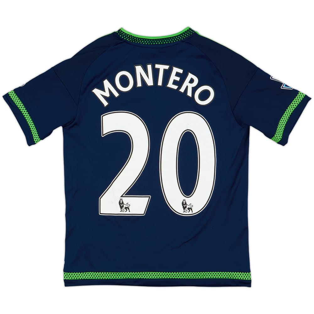 2015-16 Swansea Away Shirt Montero #20 - 7/10 - (L.Boys)