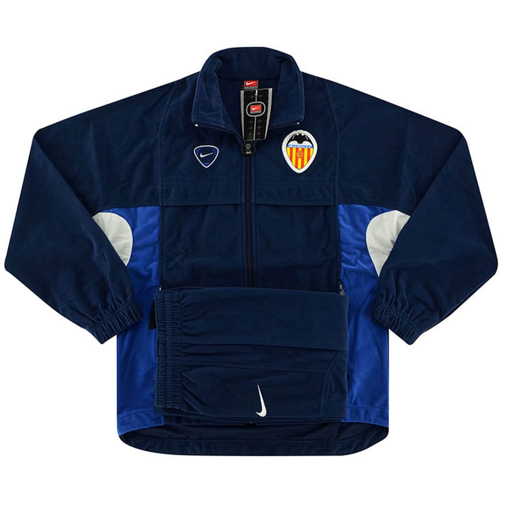2000-01 Valencia Nike Fleece Presentation Tracksuit (L.Kids)